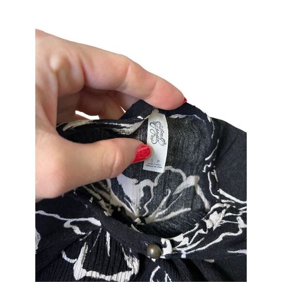 Free People Floral Tree Swing Tunic Mini Dress Size Small - Picture 4 of 11